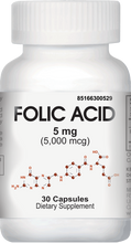 Load image into Gallery viewer, FOLIC ACID 5 MG CAPS
