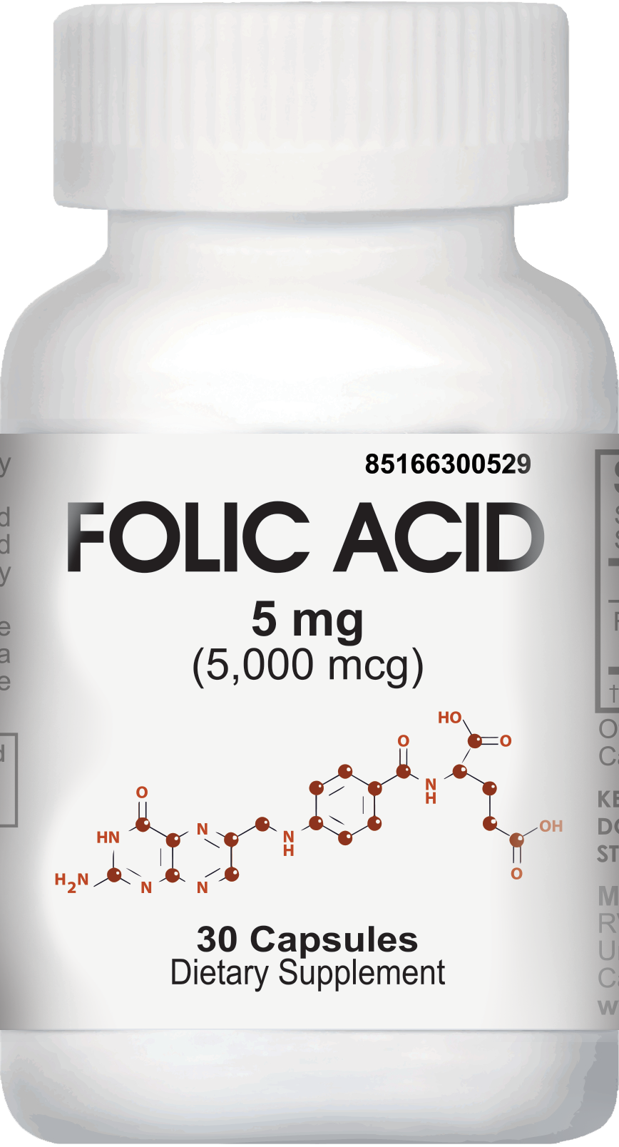 FOLIC ACID 5 MG CAPS